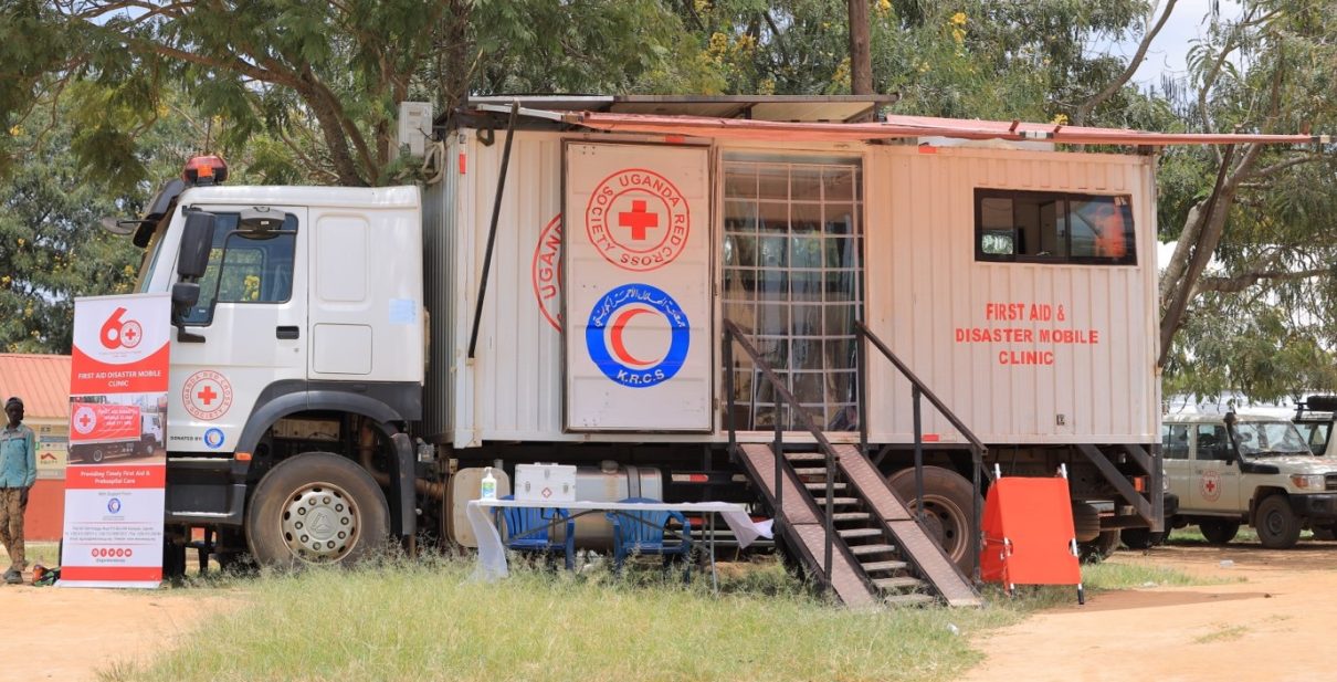 Uganda red cross society launches the first aid and disaster mobile clinic, bringing pre-hospital care closer during times of emergency