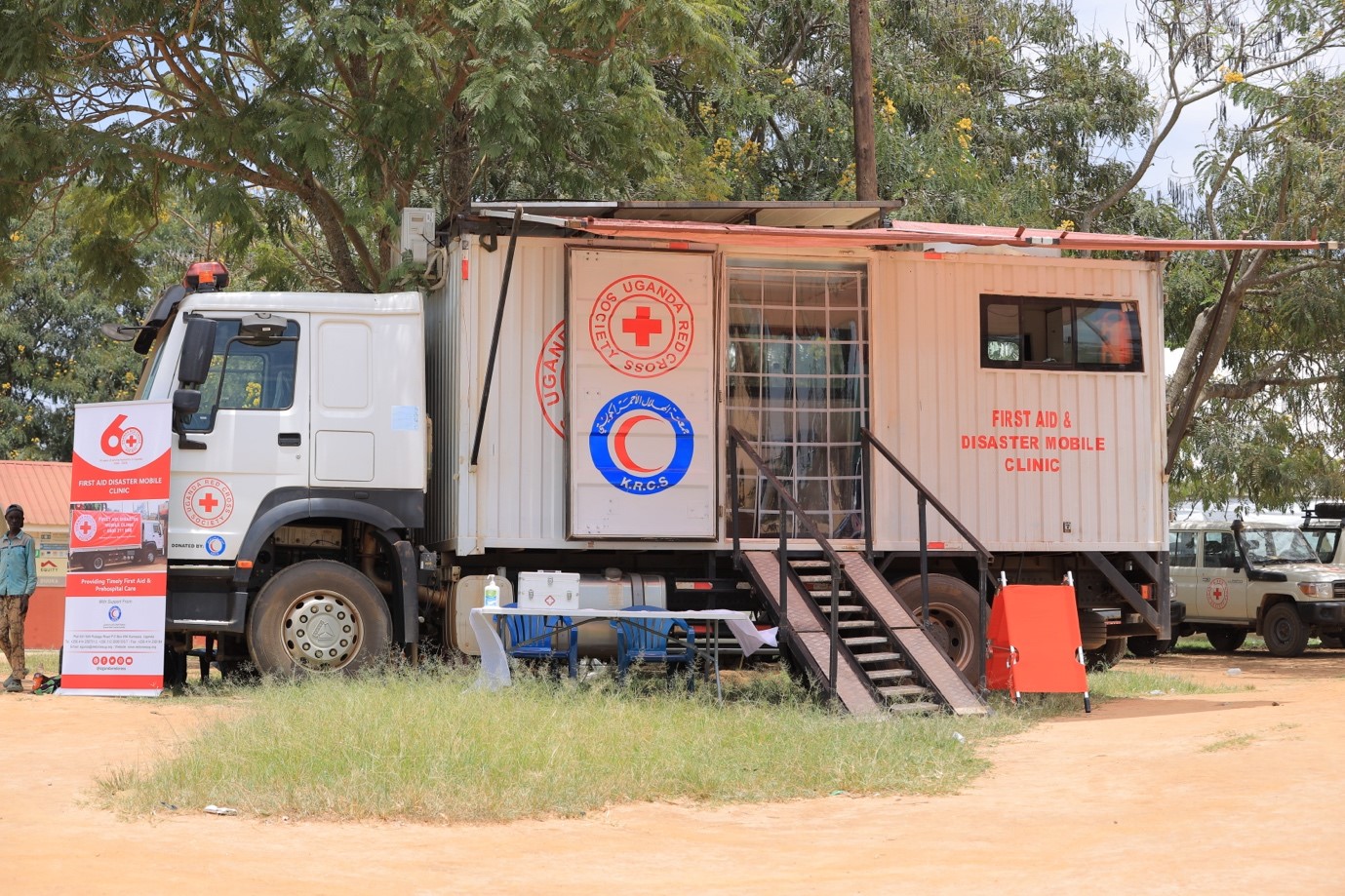 Uganda red cross society launches the first aid and disaster mobile clinic, bringing pre-hospital care closer during times of emergency